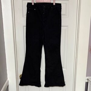 American Eagle Outfitters Black Flare Jeans